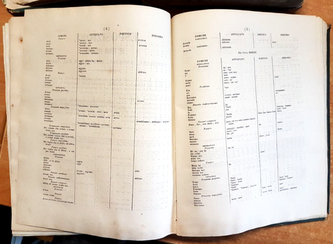 DIZIONARIO UNIVERSALE DELLA LINGUA ITALIANA 1835/1846 ROBIOLA 7 vol FODRATTI1361