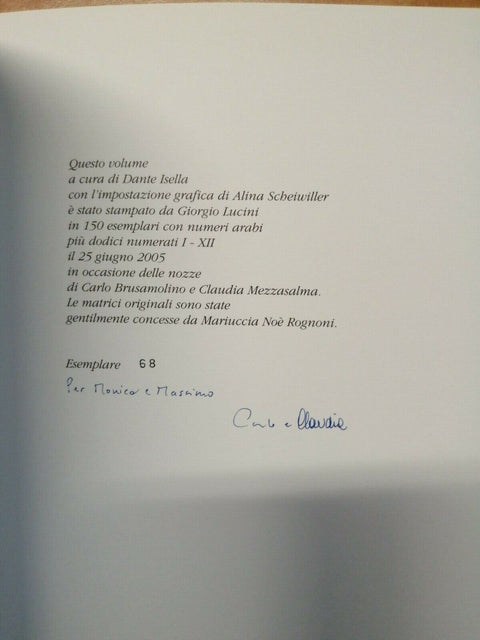 TRE LIRICHE DI DELIO TESSA + 3 INCISIONI FRANCO ROGNONI TIR.LIM.NUM.68/150