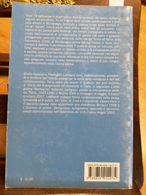 LUIGI AMBROGI - CON LE OPANCHE AI PIEDI PARTIGIANO IN MONTENEGRO (5246