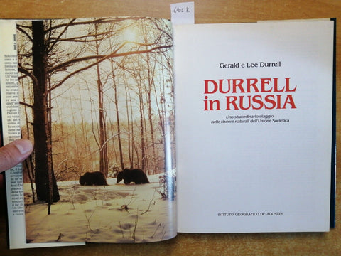 GERALD E LEE DURRELL IN RUSSIA - DE AGOSTINI 1987 unione sovietica mosca (6