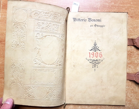 CALENDARIO ANNO 1906 - SBORGI EDITORE vita dei santi dipinti (3995G)