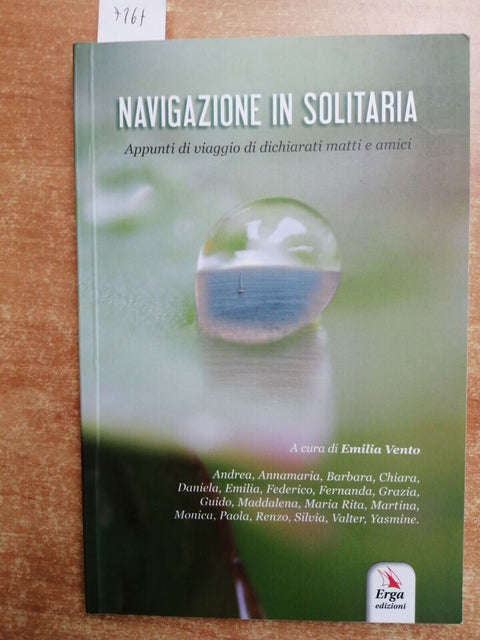 NAVIGAZIONE IN SOLITARIA sostegno a persone con disagio psichico 2020 Vento