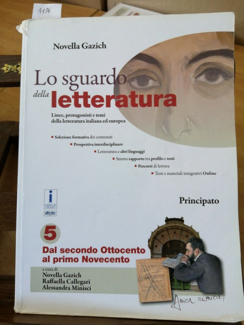 Lo sguardo della letteratura 5 - Novella Gazich 9788841616055 Principato (4