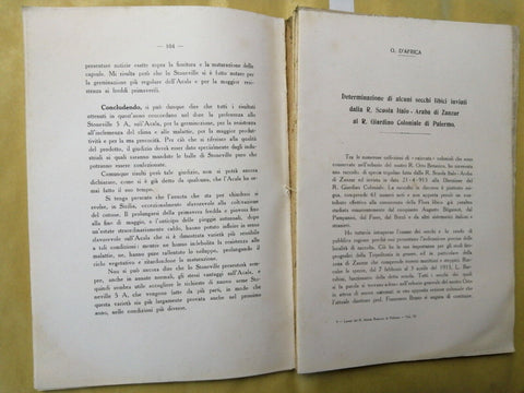 1940 Lavori del R. istituto botanico e del R giardino coloniale di Palermo(