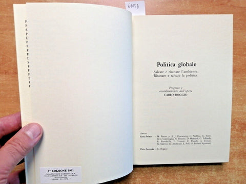 POLITICA GLOBALE salvare e risanare l'ambiente e la politica - MARIETTI (6