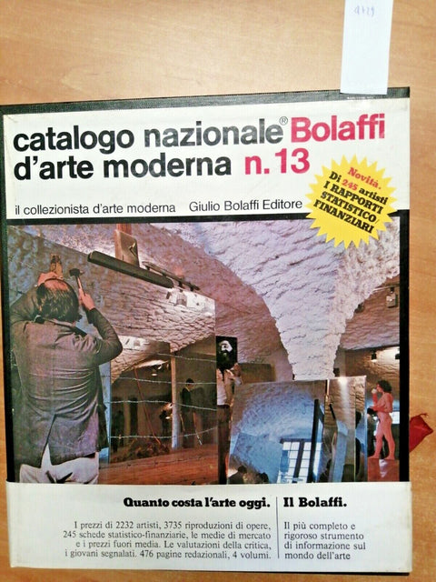 CATALOGO NAZIONALE BOLAFFI D'ARTE MODERNA N. 13 - COFANETTO + 5 VOLUMI (47