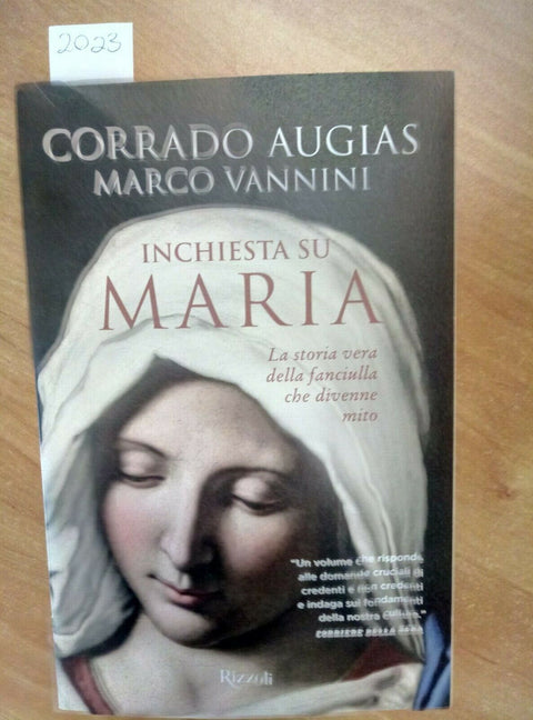 CORRADO AUGIAS - INCHIESTA SU MARIA 2015 RIZZOLI VINTAGE (2023) BIOGRA