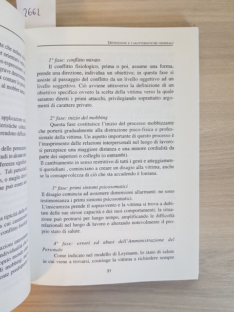 IL MOBBING aspetti psicologici e giuridici - Corradini Picci 2003 Europolis