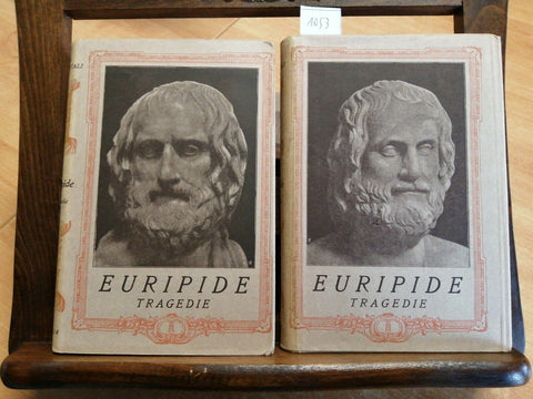 EURIPIDE - TRAGEDIE VOL.1+2 GLI IMMORTALI - ISTITITUTO EDITORIALE ITALIANO(