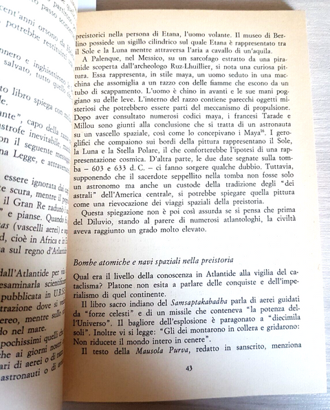 I SEGRETI DELL'ATLANTIDE continente scomparso ANDREW TOMAS 1978 MONDADORI