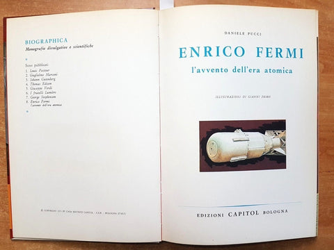 ENRICO FERMI - L'AVVENTO DELL'ERA ATOMICA - Daniele Pucci 1971 CAPITOL (2