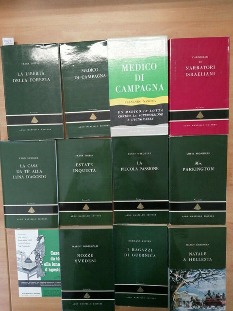 LOTTO 11 VOLUMI collana LA PIRAMIDE - ALDO MARTELLO - VEDI ELENCO INTERNO (