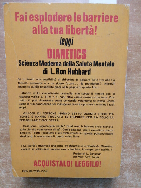 HUBBARD DIANETICS scienza moderna della salute mentale PROCEDURA DIANETICA