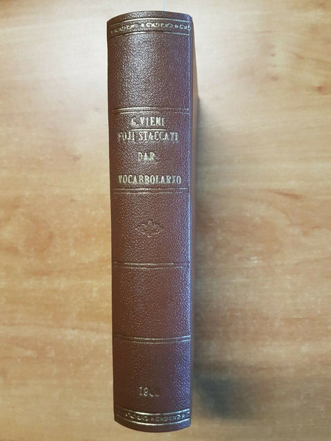 GIUSEPPE MARTELLOTTI GUIDO VIENI - FOJI STACCATI DAR VOCABBOLARIO 1905 - (4