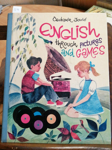 CEDOMIR JOVIC - ENGLISH THROUGH PICTURES AND GAMES 1970 + 6 VINILI 45 GIRI(