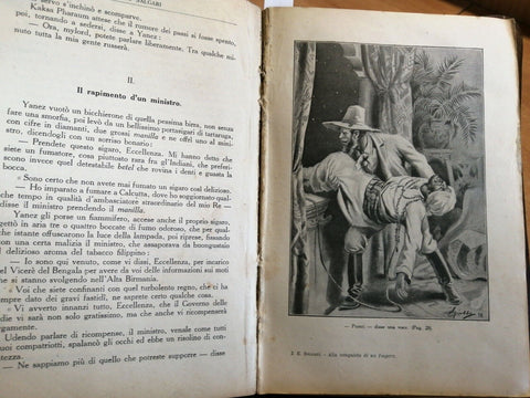 EMILIO SALGARI - ALLA CONQUISTA DI UN IMPERO 10 ILLUSTR. GIOBBE - SONZOGNO(