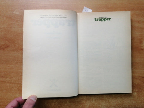 MANUALE DEL TRAPPER - ANDREA MERCANTI - NOVEMBRE 1976 - LONGANESI 824 DISEGNI