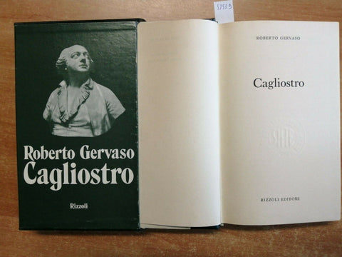 CAGLIOSTRO - ROBERTO GERVASO 1972 RIZZOLI 1 ED. MONTANELLI (5353D) GL