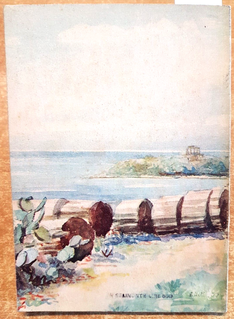 MARIA SANTANGELO - SELINUNTE guida storica archeologia - anni '50 (4222i