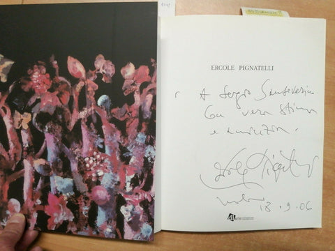ERCOLE PIGNATELLI - ALESSANDRO RIVA - CHARTA 2005 AUTOGRAFATO!!! PREZIOSO (