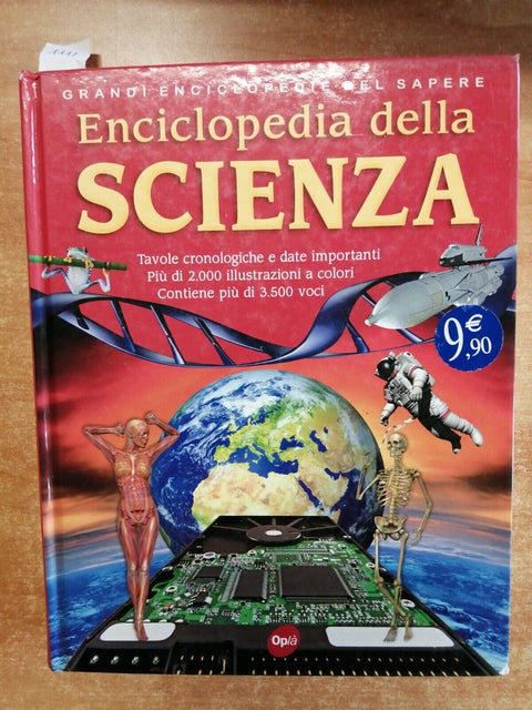 ENCICLOPEDIA DELLA SCIENZA per ragazzi 3500 voci e 2000 illustrazioni OPLA'