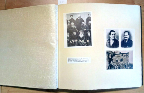IO MUSSOLINI ritagli di giornali ALBUM FOTOGRAFICO IN PELLE E IN METALLO (3