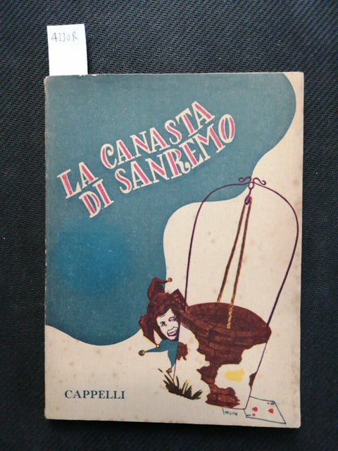 LA CANASTA DI SANREMO gioco di carte CAPPELLI 1951 manuale (4230r)