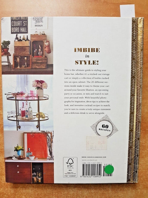 THE ART OF THE BAR CART styling & recipes 2017 Vanessa Dina CHRONICLE BOOKS