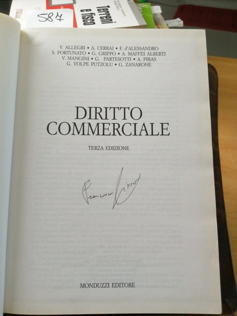 Diritto Commerciale - MONDUZZI - 1999 - 3ed. - Allegri Cerrai Fortunato (5
