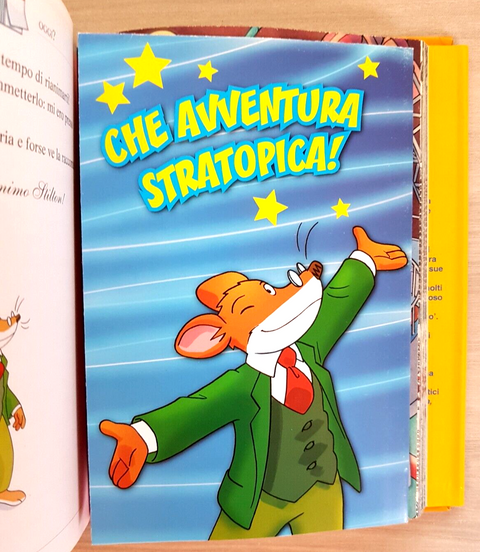 GERONIMO STILTON - VIAGGIO NEL TEMPO 4 Piemme + TOPO POSTER DELLE PIRAMIDI(