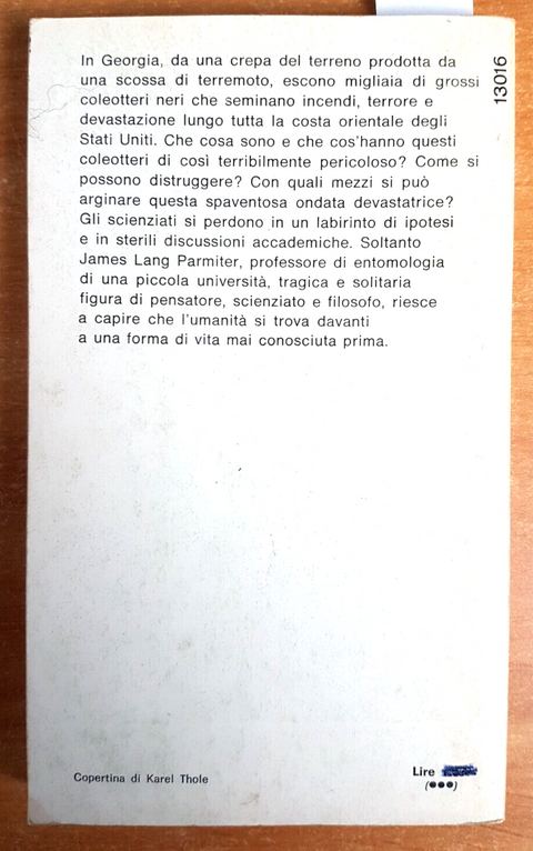 LA PIAGA EFESTO - THOMAS PAGE 1976 MONDADORI fantascienza science fiction(2