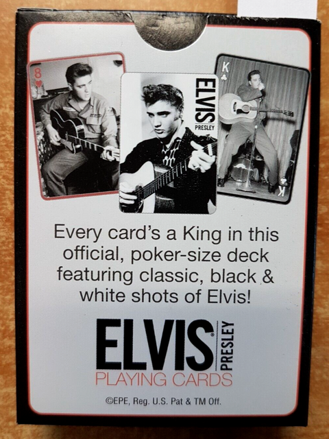 ELVIS PRESLEY Playing Cards Carte Da Gioco OFFICIAL MERCHANDISE AQUARIUS (2