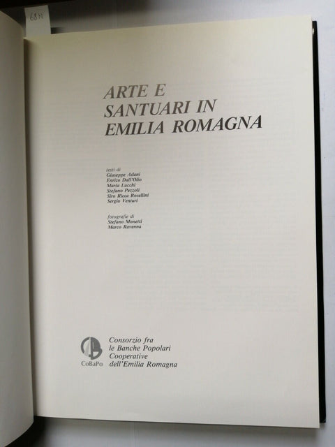 Arte e santuari in Emilia Romagna 1987 Pizzi SARSINA CESENA FORLI' RIMINI