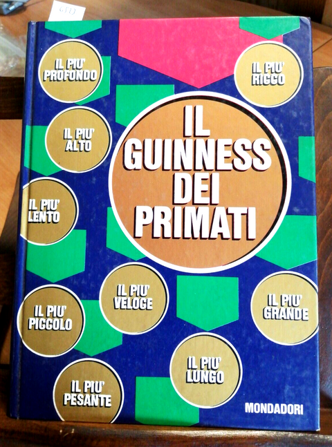 IL GUINNESS DEI PRIMATI 1968 MONDADORI - (6523) I RECORD DEL MONDO IN