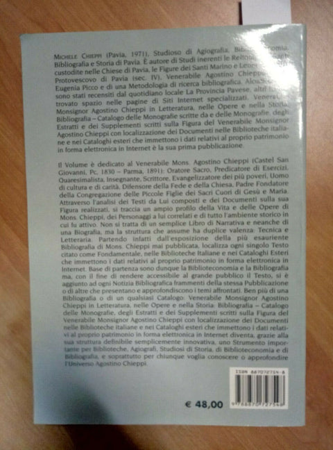 AGOSTINO CHIEPPI IN LETTERATURA, NELLE OPERE E NELLA STORIA 2006 IUCULANO (