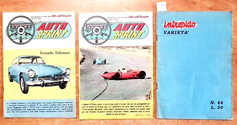 LOTTO 2 Autosprint + 1 Variet 1962/63 supplemento Albi dell'intrepido (63