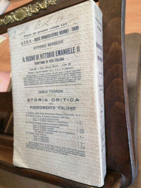 GLI ULTIMI CENTO ANNI DI STORIA UNIVERSALE - VOL.1 PIETRO ORSI 1815/1870 (