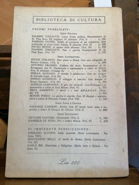 LA GUERRA E' STUPIDA - FERRO MARISE - MILANO SERA EDITRICE 1949 ILLUSTRATO