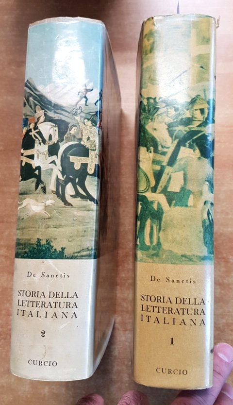 DE SANCTIS - STORIA DELLA LETTERATURA ITALIANA completa in 2 volumi CURCIO
