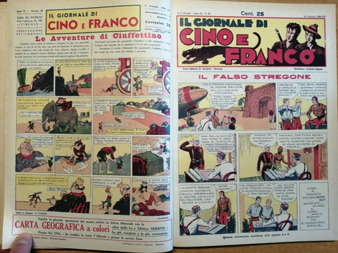 IL GIORNALE DI CINO E FRANCO - ANNO II - VOL 2 - 1936 NERBINI - RILEGATO (4