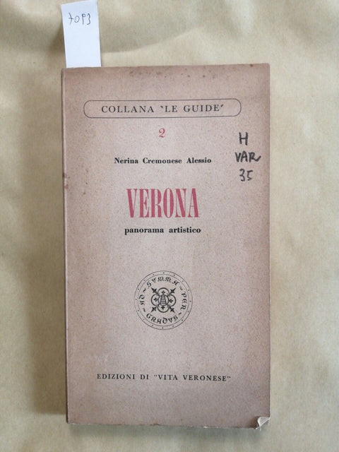 VERONA panorama storico 1956 Nerina Cremonese - Vita Veronese (7093) C