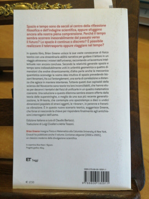 BRIAN GREENE - LA TRAMA DEL COSMO SPAZIO, TEMPO, REALTË - EINAUDI ET - (432