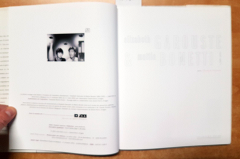 Elizabeth GAROUSTE & Mattia BONETTI 1981-2001 - VEDRENNE - La Lettre Vole