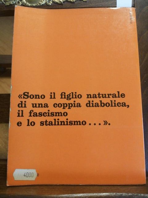 BERNARD-HENRI LEVY - LA BARBARIE DAL VOLTO UMANO 1977 MARSILIO 1EDIZIONE (