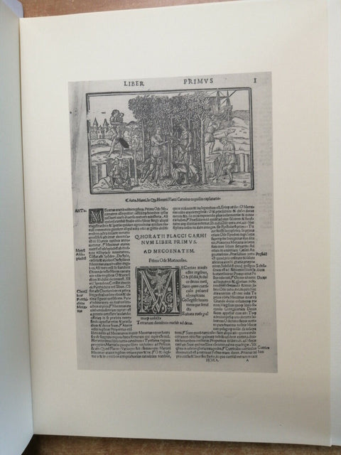 ORAZIO l'attimo fuggente - 12 facsimili di incunaboli - 1992 SCHEIWILLER (