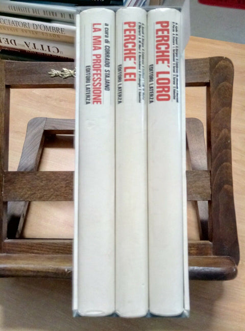 PROTAGONISTI ITALIANI DEGLI ANNI '80 LATERZA - 3 VOLUMI - MARZOTTO/VITTI (
