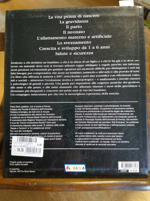 GRAVIDANZA E PUERICULTURA GUIDA COMPLETA DA 0 A 6 ANNI 2003 SARTI (6517