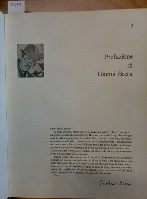 L'OLTREPO' NEL BICCHIERE - PREFAZIONE E CONSIGLI DI GIANNI BRERA (2437