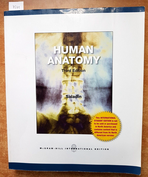 HUMAN ANATOMY - SALADIN - McGRAW-HILL third edition ANATOMIA UMANA (7571