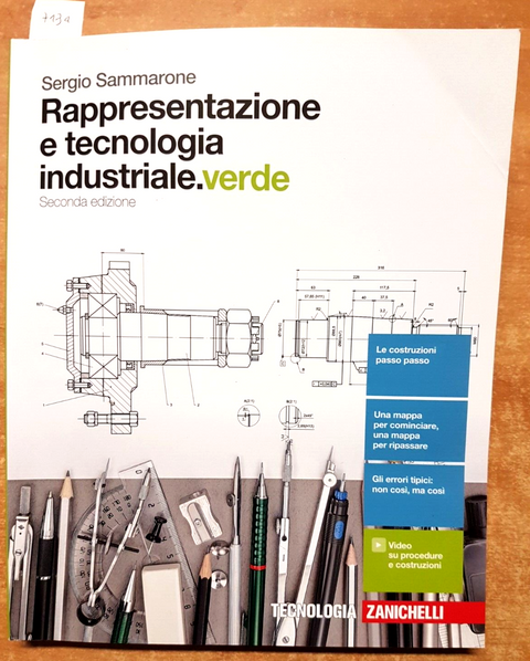 9788808220899 Rappresentazione e tecnologia industriale VERDE - ZANICHELLI